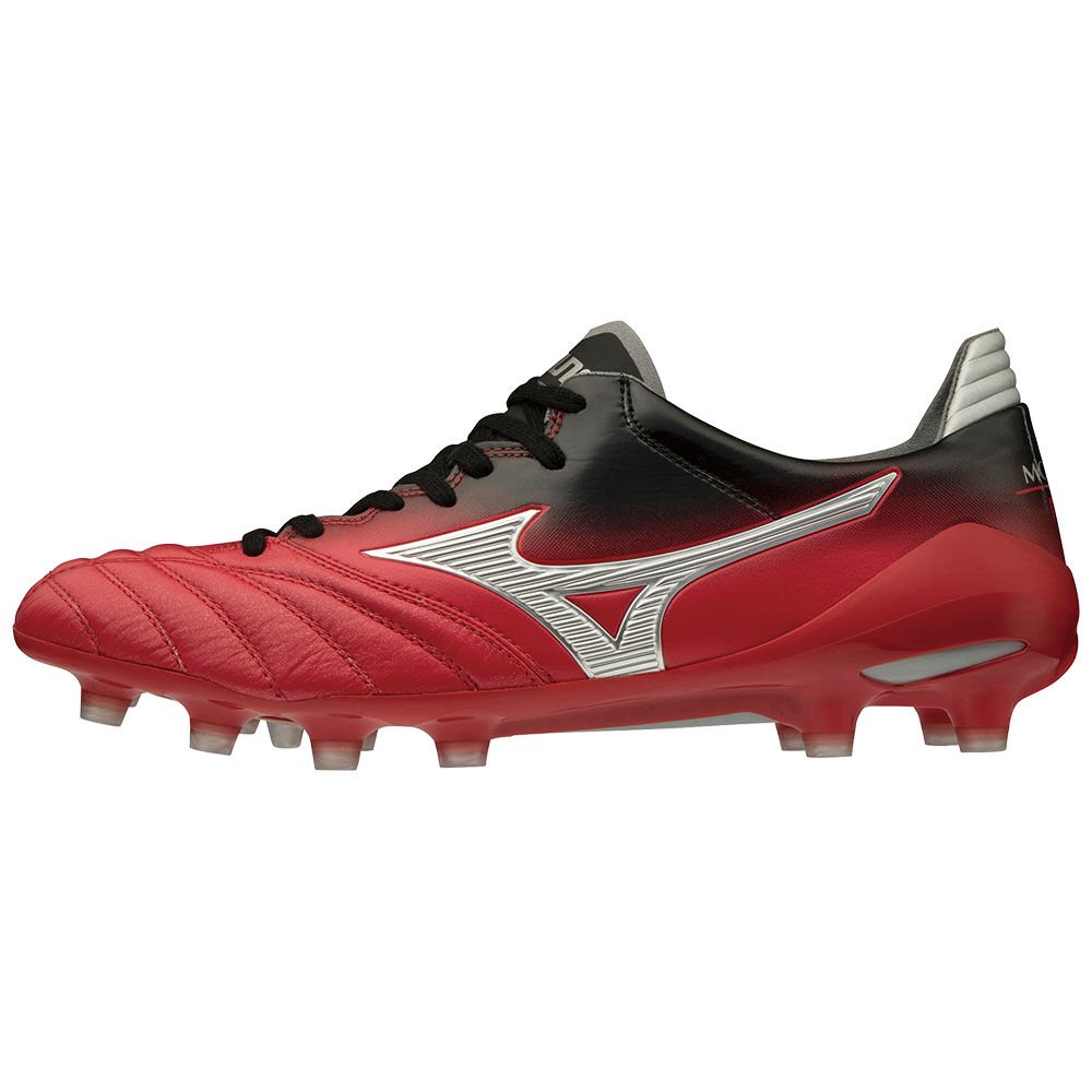 Mizuno Women's Soccer Cleats MORELIA NEO II JAPAN Red/Silver/Black - EDVXKHG-52